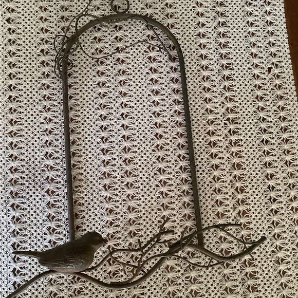 Vintage April Cornell, brownish brown metal plate or hanging picture holder - Picture 2 of 5